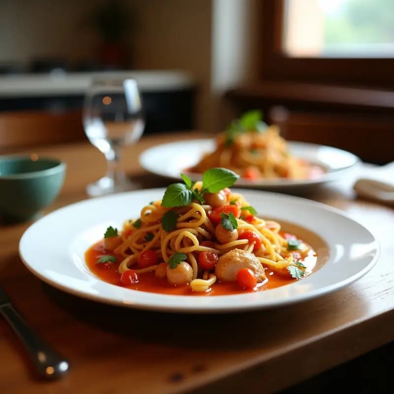 Ensalada Caesars con Pollo al Romesco: Receta Americana con Toque Español