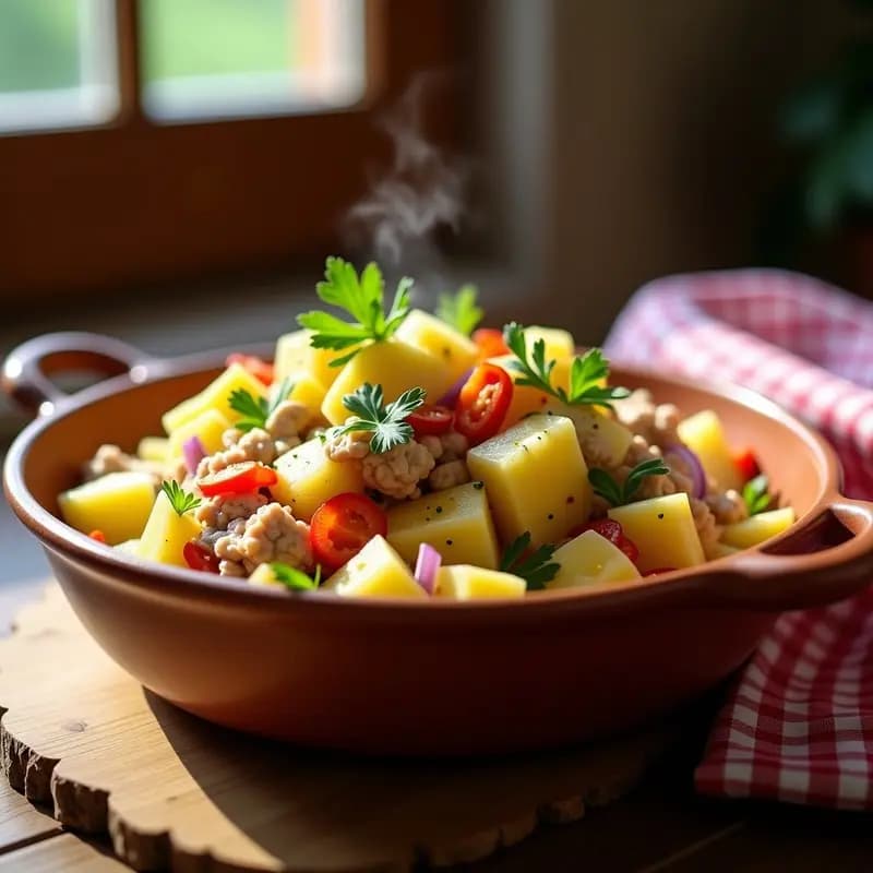Ensalada Calentita de Atún y Huevo: Receta Rápida y Nutritiva en 15 Minutos