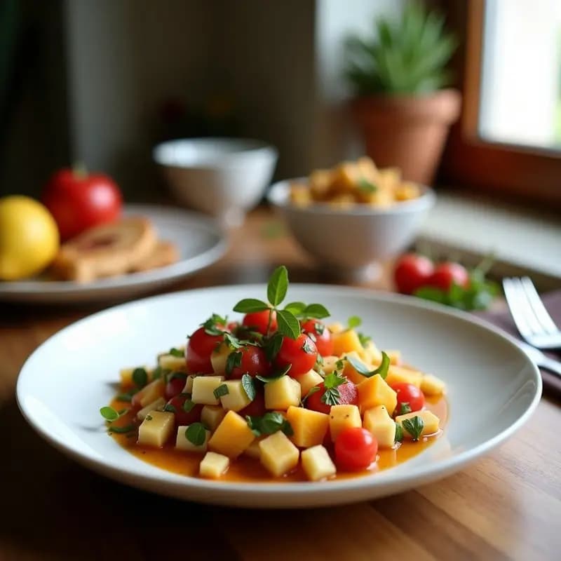 Ensalada de Camelina y Fresas con Vinagreta de Vinagre de Arándanos: Receta esto-Báltica Fresca