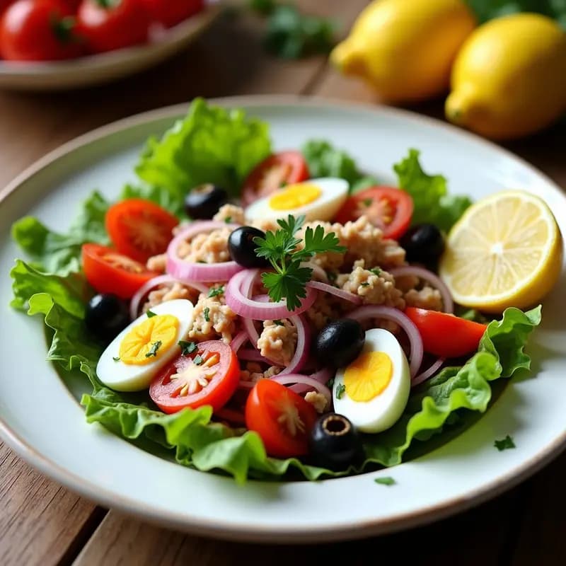 Ensalada Camerana con Atún y Huevo Duro: Plato Fresco Murciano en 15 Minutos