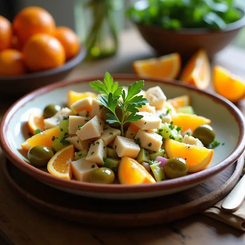 Ensalada Camerana con Bacalao, Naranjas y Aceitunas: Plato Murciano Fresco y Nutritivo