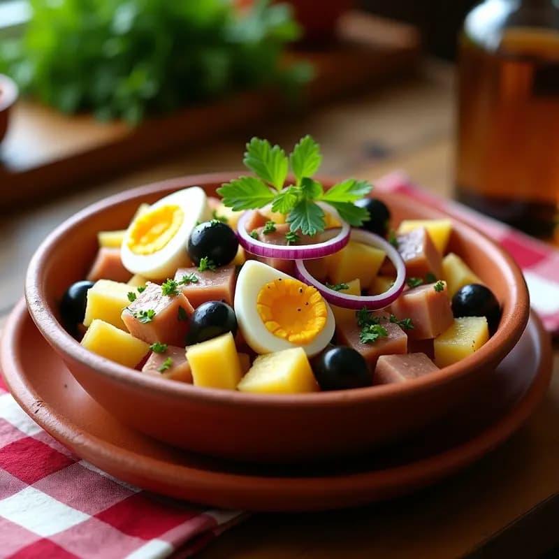 Ensalada Camerana con Ventresca y Patatas: Receta de la Tierra de Campos