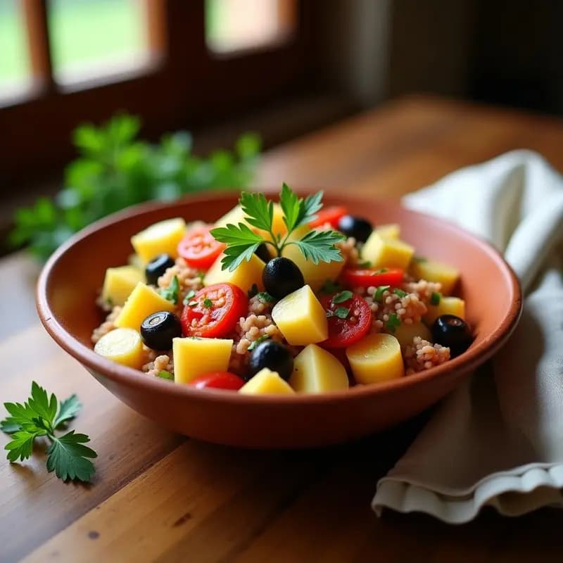 Ensalada Camperola del Valle de Aragón: Receta Tradicional de Aprovecho en 15 Minutos