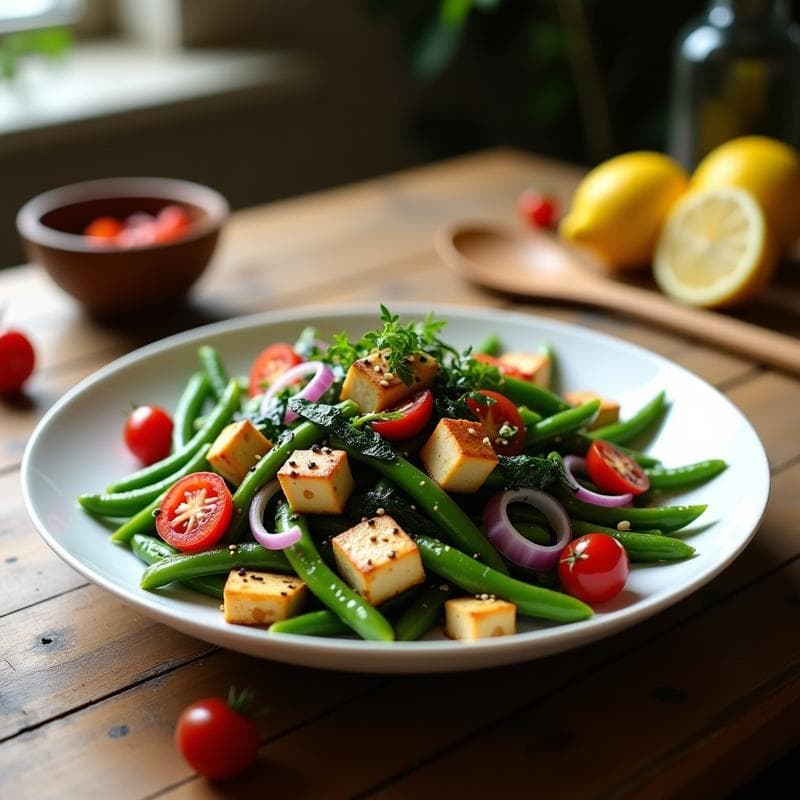 Ensalada de Canarios con Algas Nori y Tofu: Receta Vegana Alta en Omega-3 y Proteína