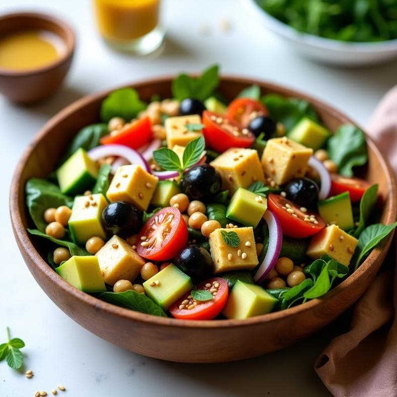 Ensalada Canhão Vegana: Receta Alta en Proteína y Sin Cocción en 15 Minutos