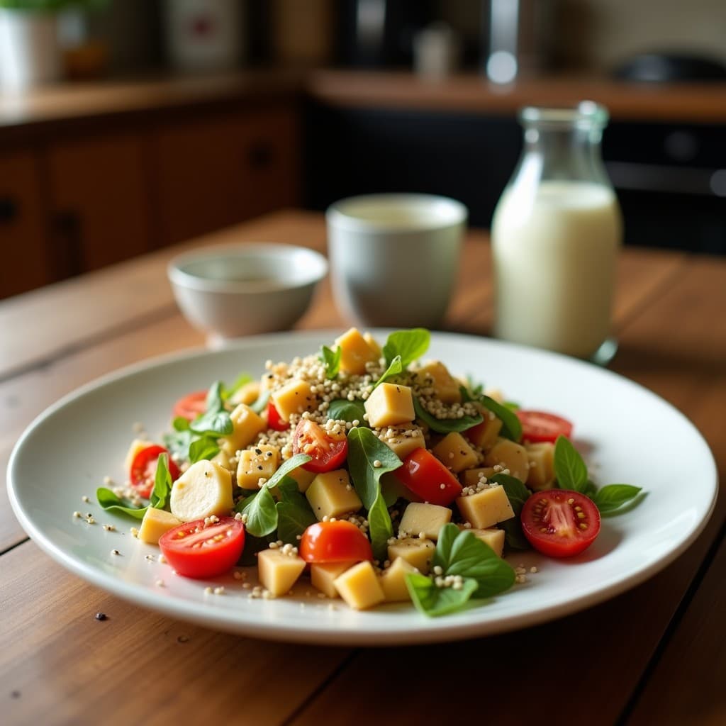 Ensalada de Canónigos, Granadas y Queso de Cabra al Horno: Receta con Toque Persa
