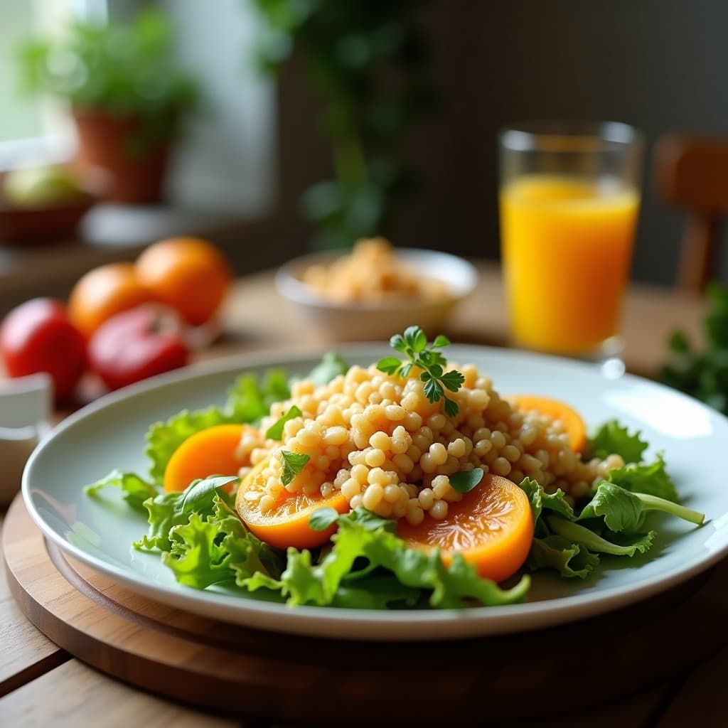 Ensalada de Canónigos, Granado y Queso de Oveja con Vinagreta de Naranja: Receta Navideña Sin Gluten