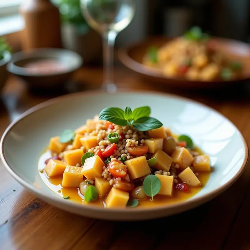 Ensalada de Canónigos, Granados y Vinagreta de Lulo: Receta Colombiana Fresca y Vitaminada