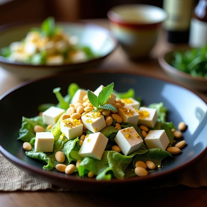 Ensalada de Canónigos, Néctar de Granadilla y Queso de Cabra: Receta Peruana Gourmet