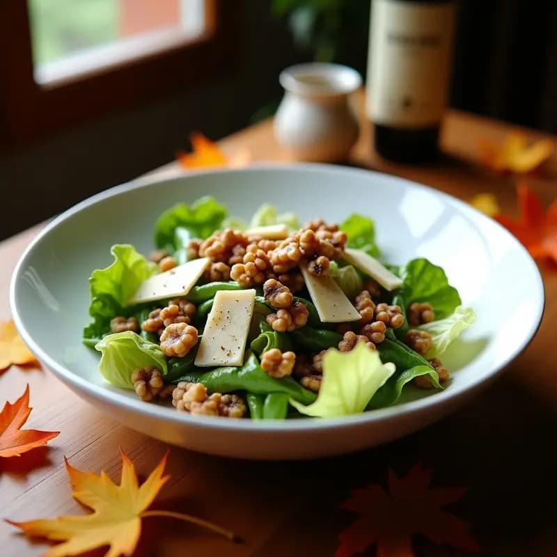 Ensalada de Canónigos con Níscalos y Vinagreta de Trufa: Receta Otoñal Sin Cocinar y Alta en Vitamina D