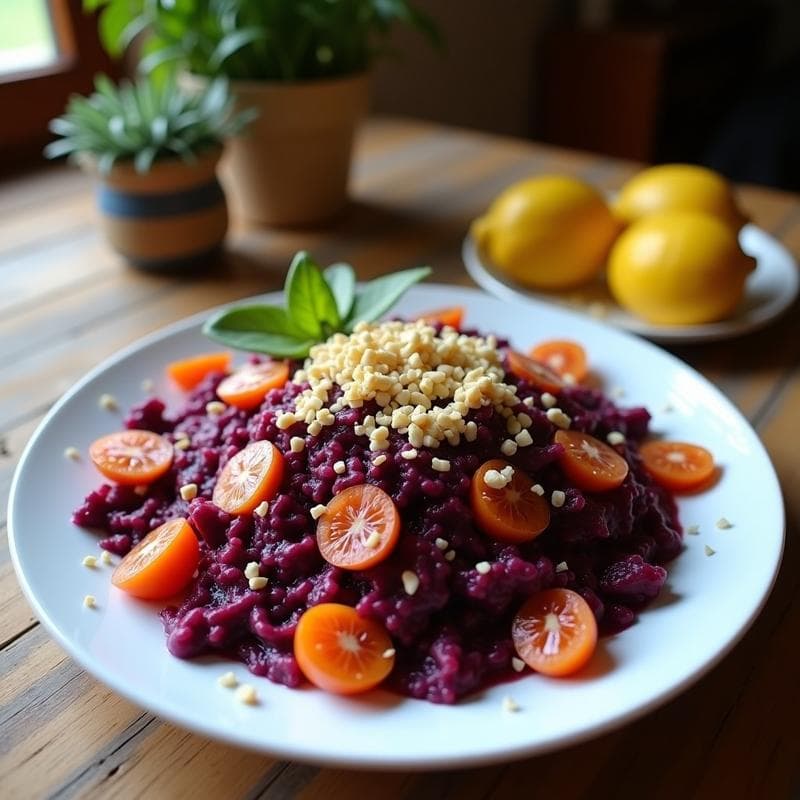 Ensalada César Morada: Receta con Col Roriza y Aderezo Casero en 15 Minutos