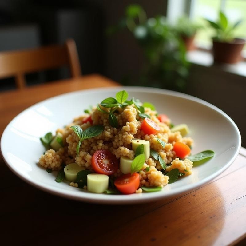 Ensalada César Vegana: Receta con Coliflor Ahumada y Aderezo Cremoso en 20 Minutos