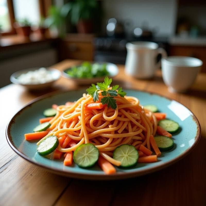 Ensalada César Vegana con Kimchi: Receta Probiótica y Sin Lácteos en 15 Minutos