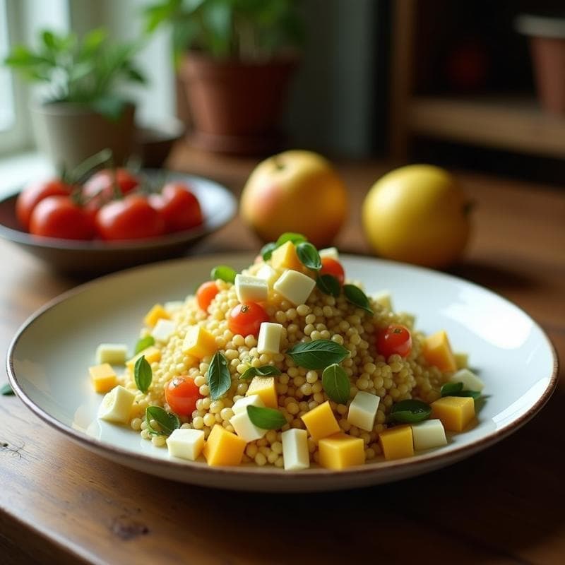 Ensalada de Col Rizada, Manzana Verde y Queso de Albaricoque: Receta con Aderezo de Mostaza y Miel