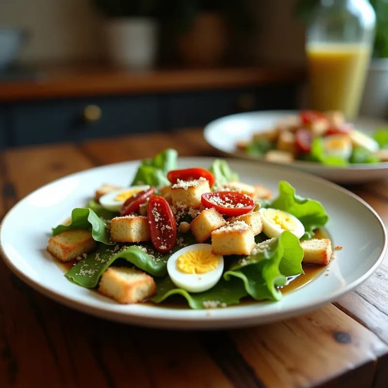 Ensalada Crusca Romana Ahumada: Receta en Horno Crujiente y Sin Gluten