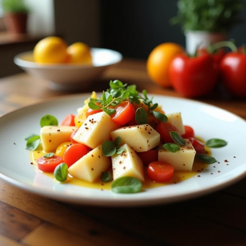 Ensalada de Cuscús con Berros y Naranja Sangre: Receta Fresca y Alta en Vitamina C en 15 Minutos