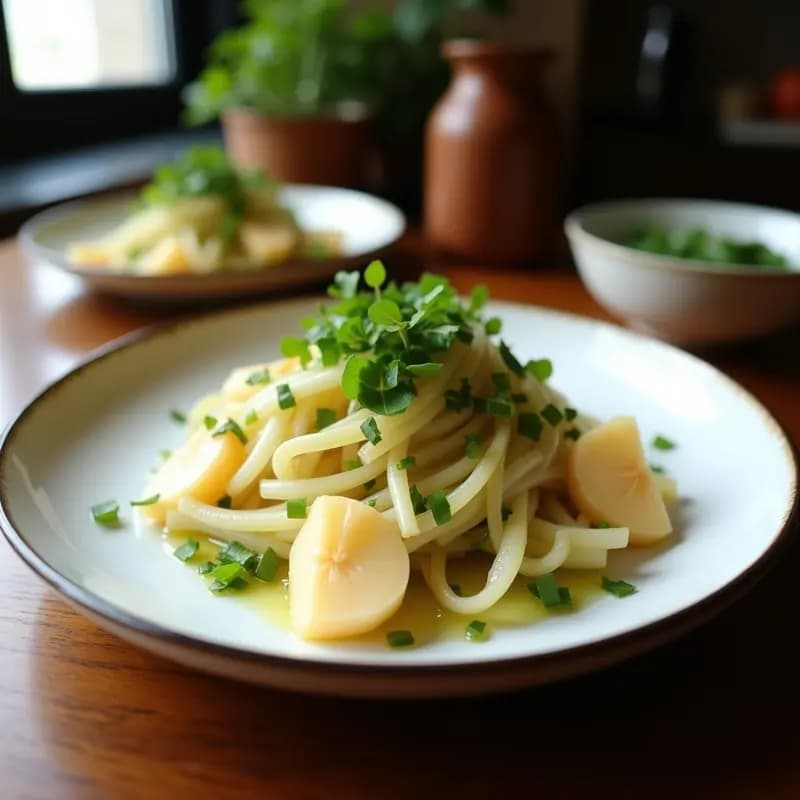 Ensalada de Rábano Daikon y Manzana Verde con Aderezo de Miso: Receta Japonesa Fresca y Crujiente