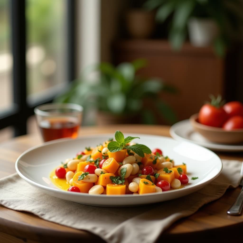Ensalada de Endibias y Granadas con Vinagreta de Naranja Sanguina: Receta Francesa Crudivegana
