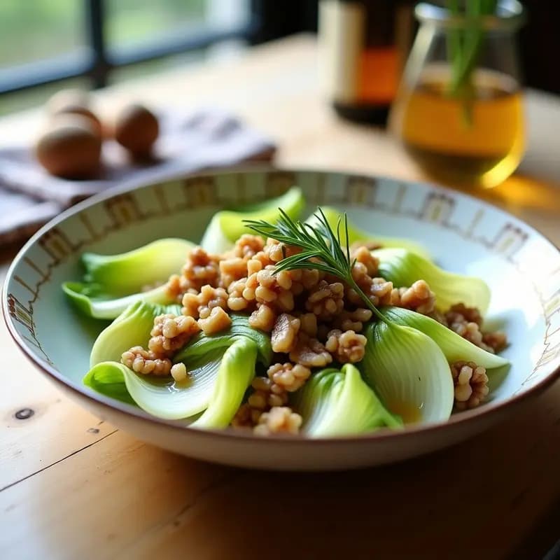 Ensalada de Endivias con Anchoas y Walnuts: Receta Catalana Fresca y Ligera
