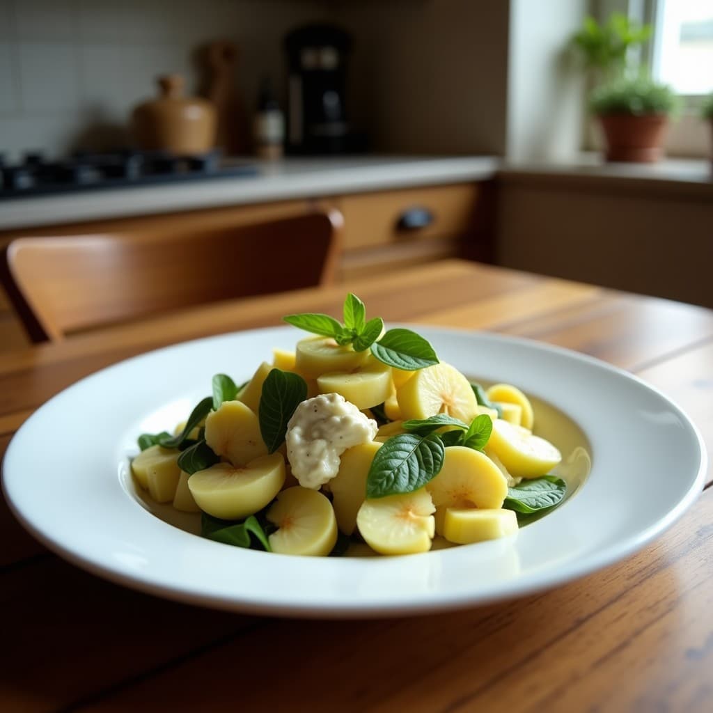 Ensalada de Endivias, Manzana Verde y Queso de Castañas: Receta Vega Sin Lactosa