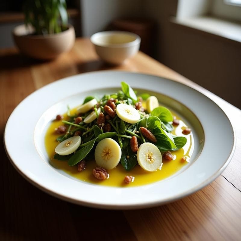 Ensalada de Endivias, Nuez y Queso de Oveja: Receta Española con Vinagreta de Sidra en 10 Minutos