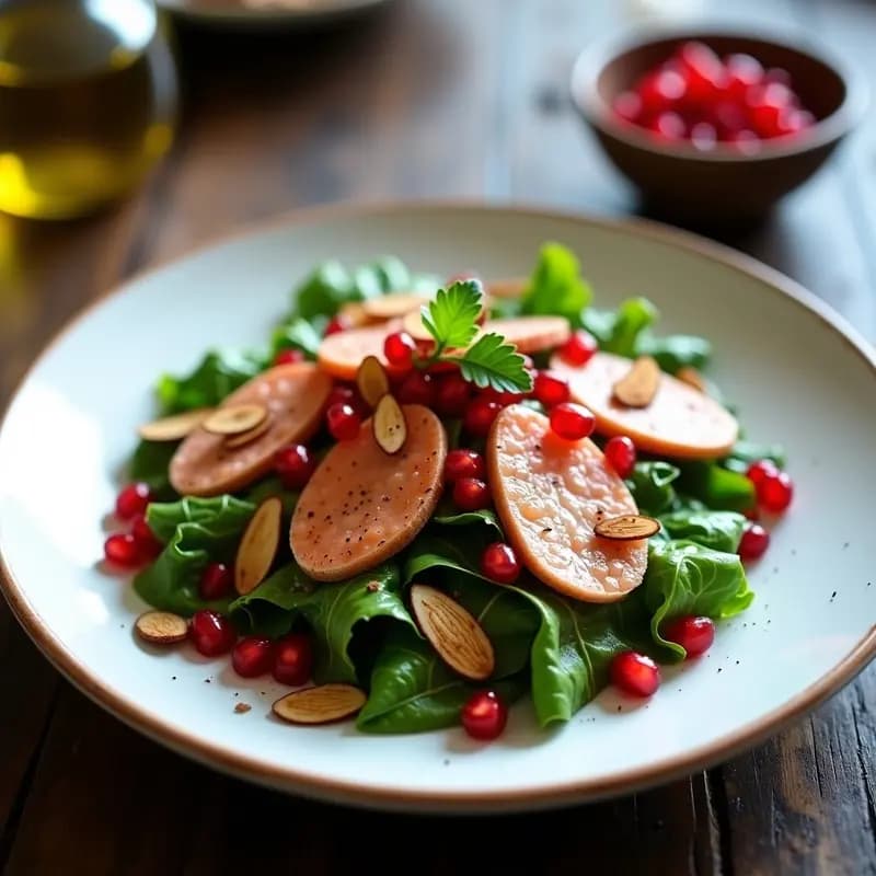 Ensalada de Escarola con Granadas y Anchoas: Receta Catalana de Invierno