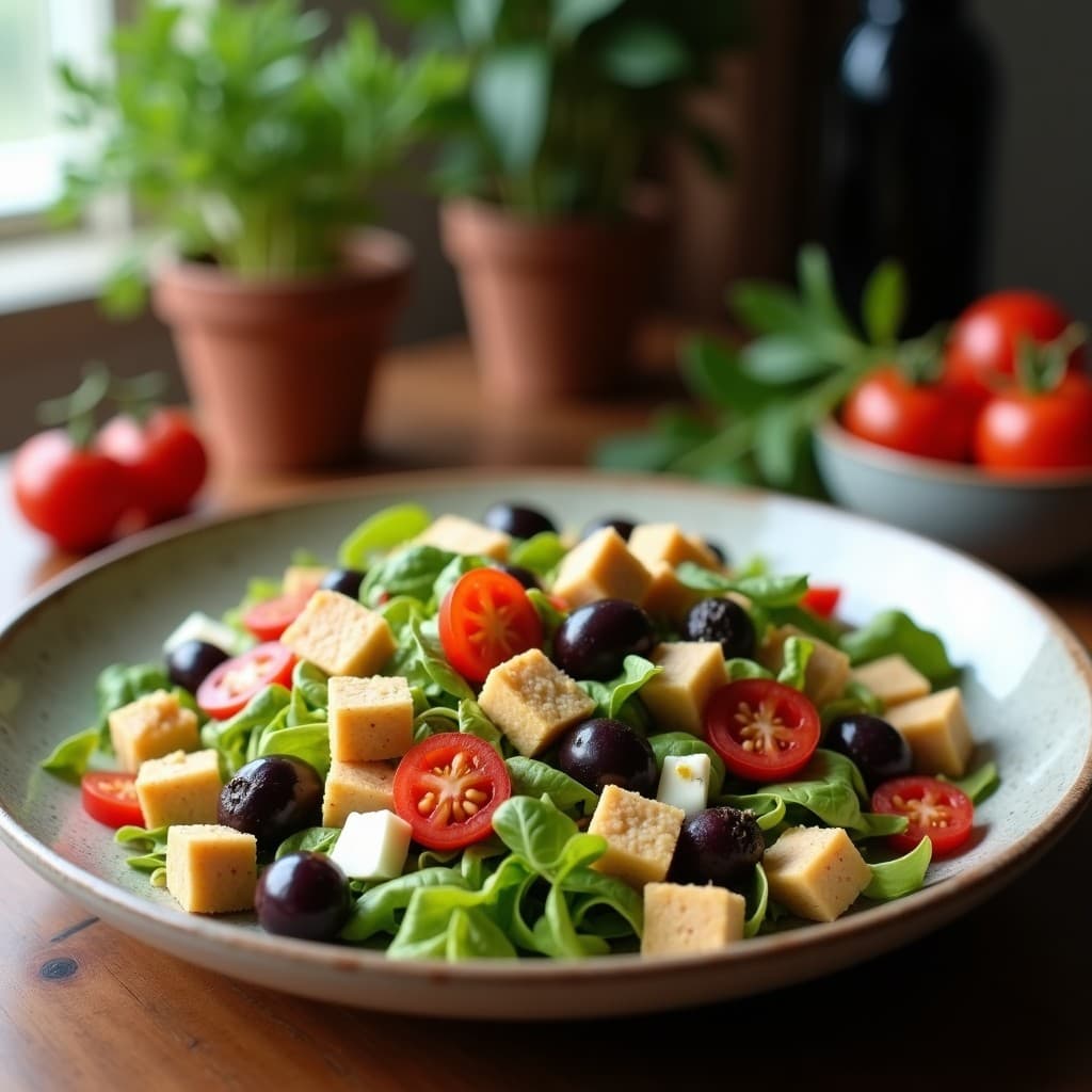 Ensalada de Farro con Grana Padano y Uvas Negras: Receta Italiana Alta en Fibra
