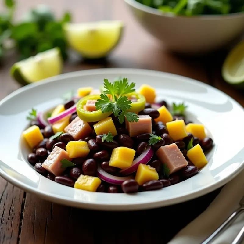 Ensalada Fatal de Frijoles Negros y Atún: Receta Peruana con Ají Limón