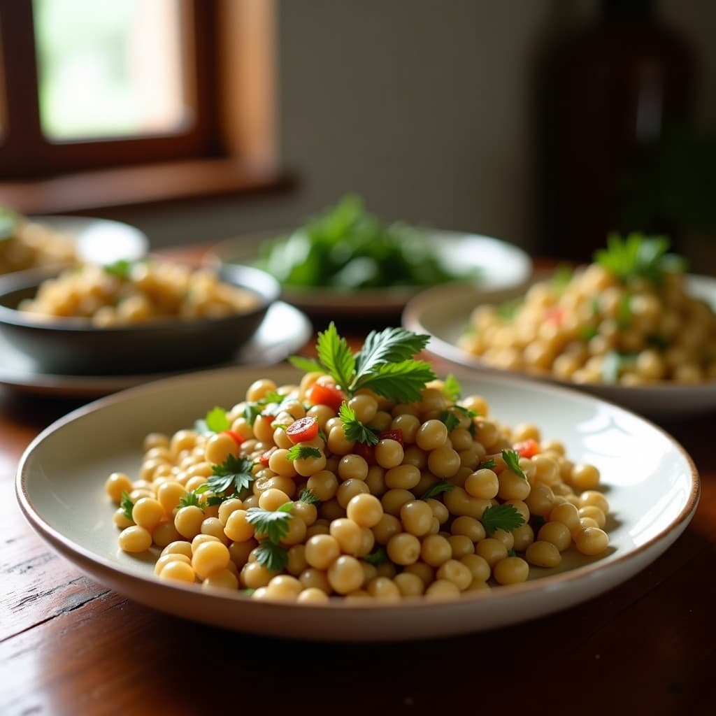 Ensalada de Frijoles Mungo con Vinagreta de Menta y Ajo: Receta India Vegana y Ligera