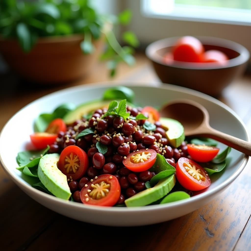Ensalada de Granos de Caoba y Vinagreta de Tamarindo: Receta Peruana Antioxidante