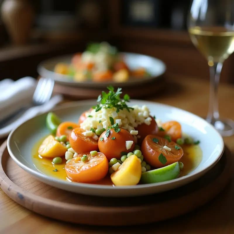 Ensalada de Higos Asados y Queso de Cabra con Vinagreta de Granado: Receta en Airfryer con Toque Iraní