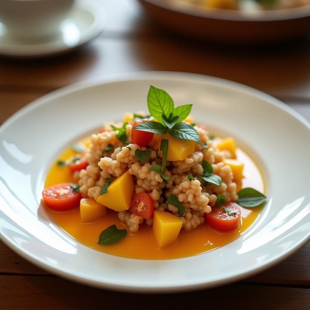 Ensalada de Kaniwa y Hinojo con Vinagreta de Naranja Sanguina: Receta Boliviana Detox