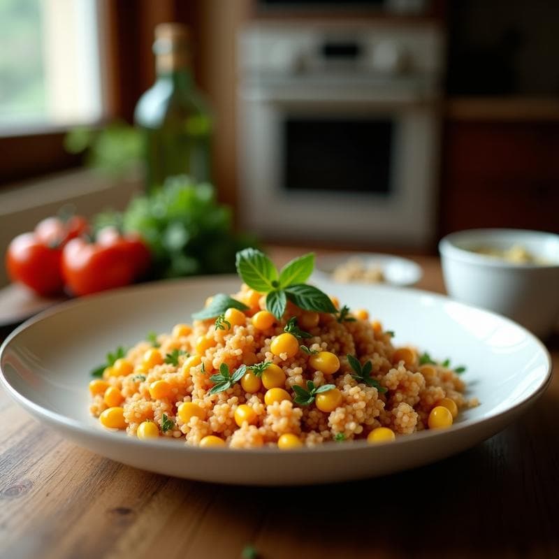 Ensalada de Lentejas Beluga con Granado y Mentas: Receta Iraní y Rico en Antioxidantes