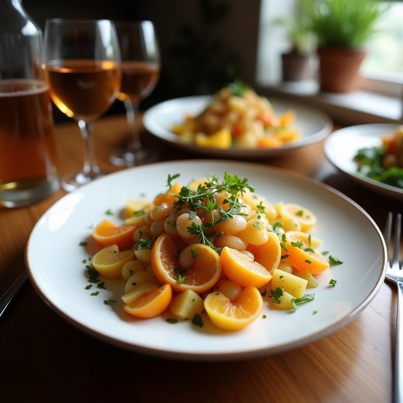 Ensalada de Lentejas Beluga con Salmón Ahumado y Eneldo: Receta Escandinava Alta en Omega-3