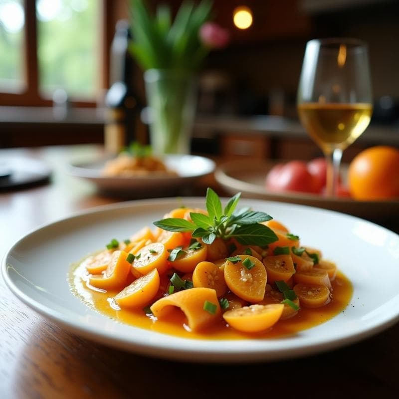 Ensalada de Lentejas Beluga con Vinagreta de Naranja Sanguina y Hierbas: Receta en Thermomix y Sin Gluten