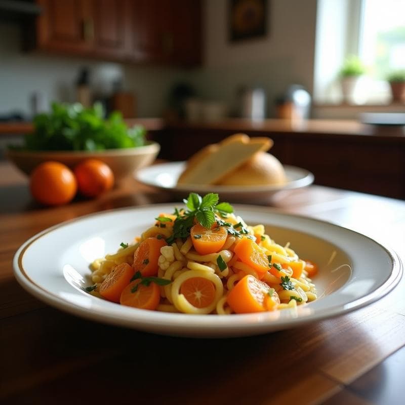 Ensalada de Lentejas Pardina con Granados y Naranjas: Receta Española con Toque Árabe