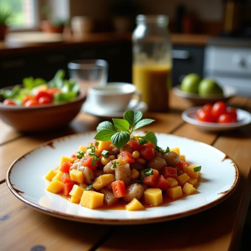 Ensalada de Lentejas Puy y Remolacha Asada: Receta Francesa con Vinagreta de Mostaza