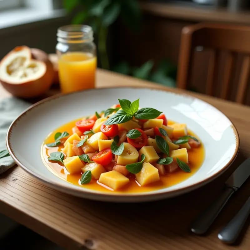 Ensalada de Lentiljas de Corral con Vinagreta de Miel y Mostaza: Receta Española de la Abuela