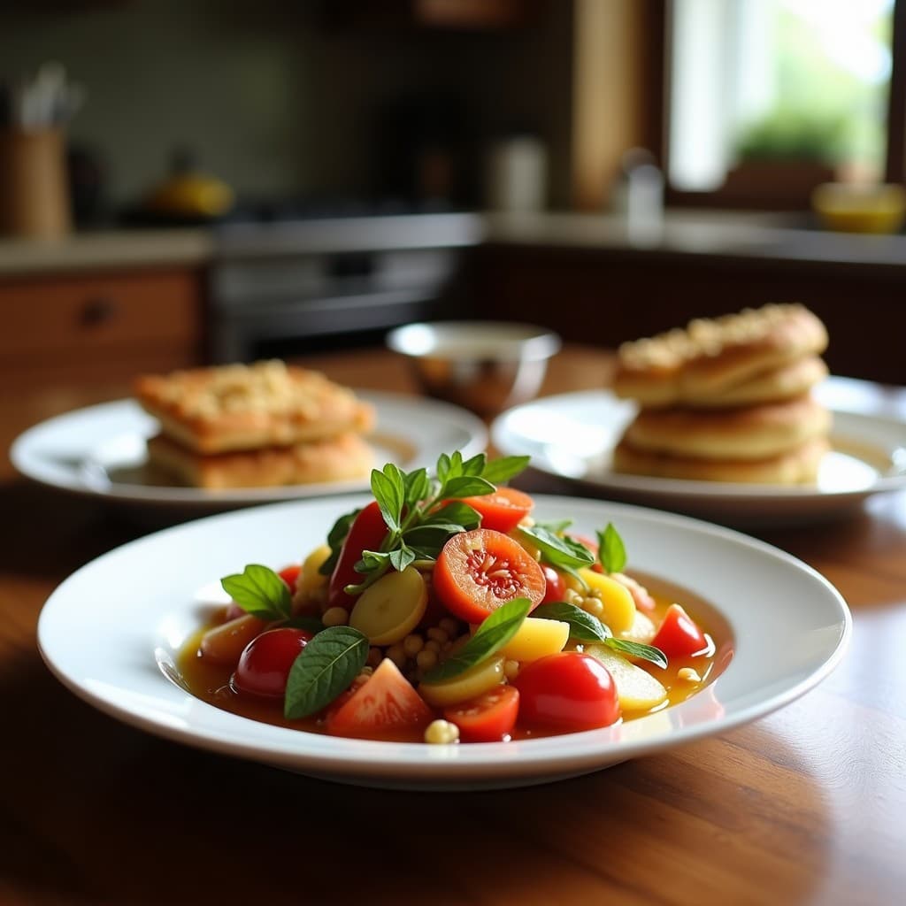 Ensalada de Lúculo y Fresas con Vinagreta de Vinagre de Frambuesa: Receta Española de Temporada