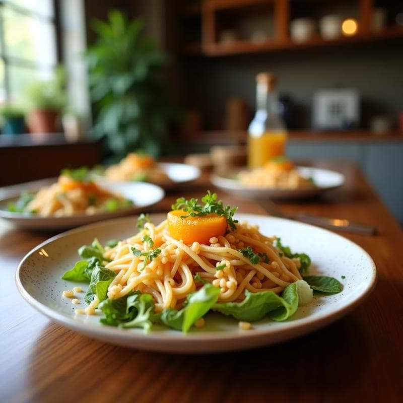 Ensalada de Mache y Granada con Vinagreta de Naranja Sanguina: Receta Gourmet en 10 Minutos