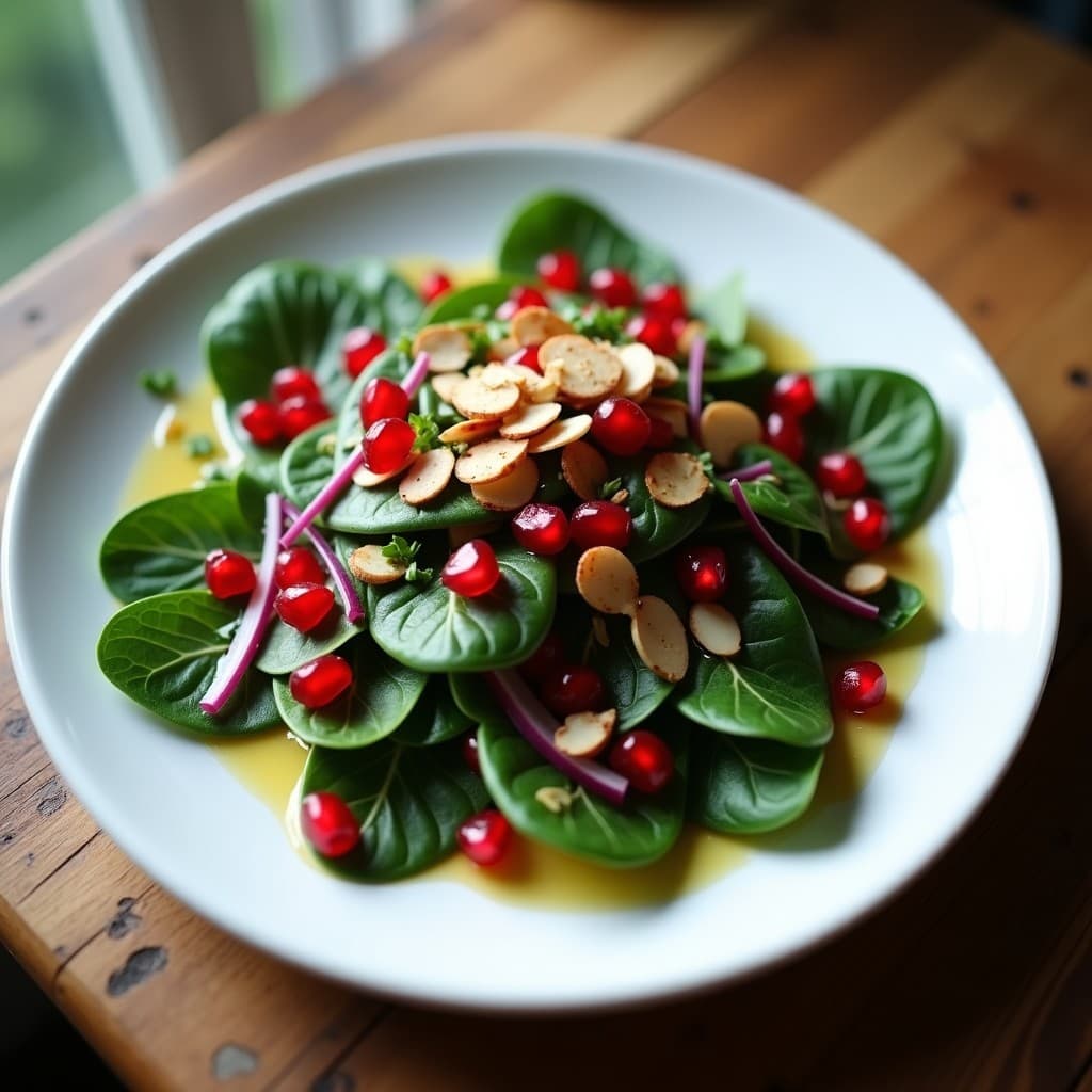 Ensalada de Mangold y Granados con Vinagreta de Mostaza y Miel: Receta Turca Fresca