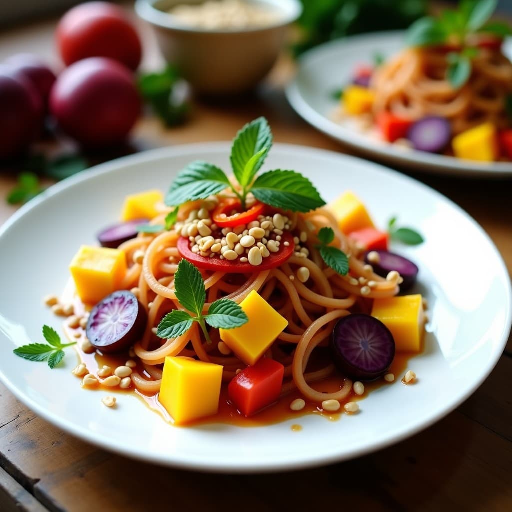Ensalada de Mangostán y Palmitos con Vinagreta de Tamarindo: Receta Tailandesa Vegana y Detox