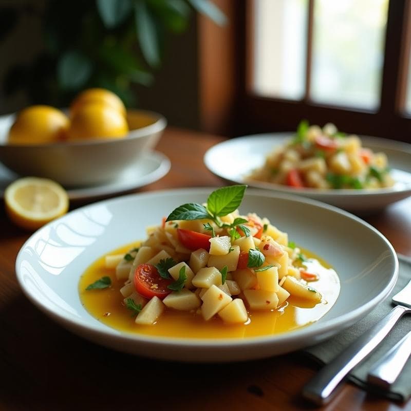 Ensalada de Mankai y Granada: Receta Israelí con Vinagreta de Limón Confitado