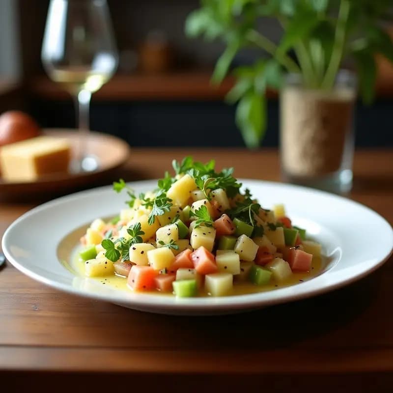 Ensalada de Medusa comestible y Pepino con Vinagreta de Sésamo: Receta Japonesa Marina