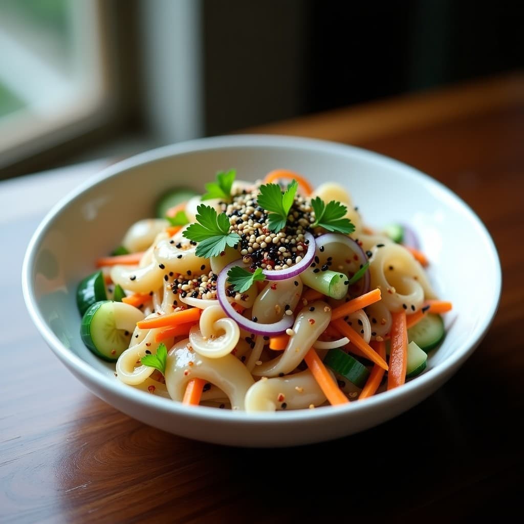 Ensalada de Medusas con Pepino y Sésamo: Receta China Crunchy y Proteica