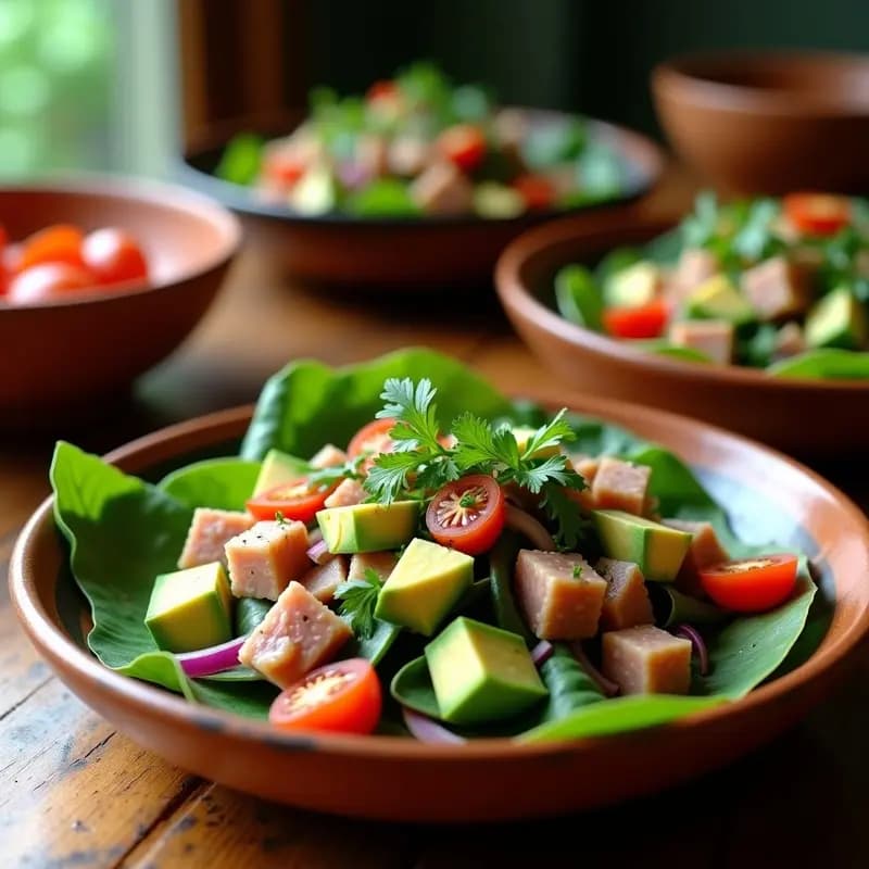 Ensalada de Nopales con Atún Ahumado: Receta Mexicana Alta en Proteína y Sin Gluten