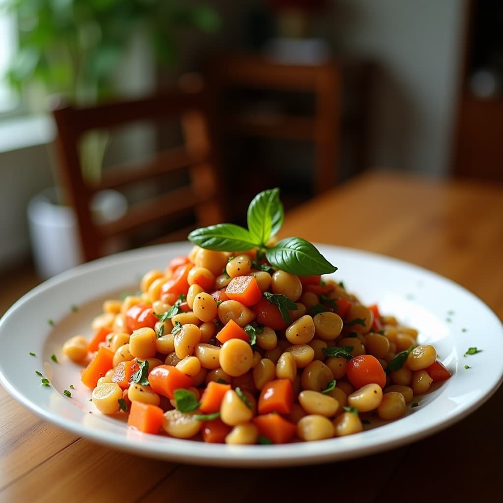 Ensalada de Mijo Negro y Granadas con Aderezo de Zumo de Naranja Sanguina