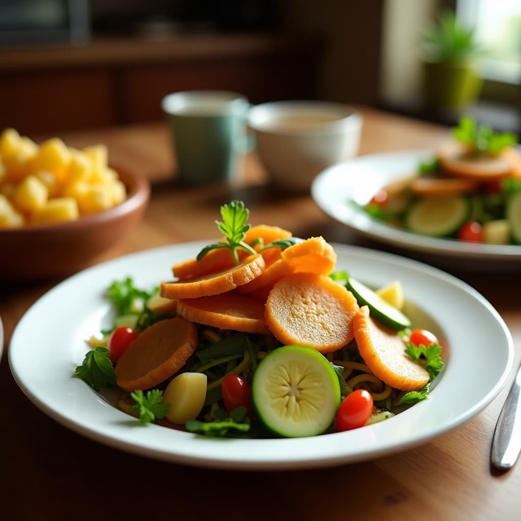 Ensalada de Mijo Negro con Higuitos Fritos y Vinagreta de Tamarindo: Receta Peruana Gourmet y Sin Gluten