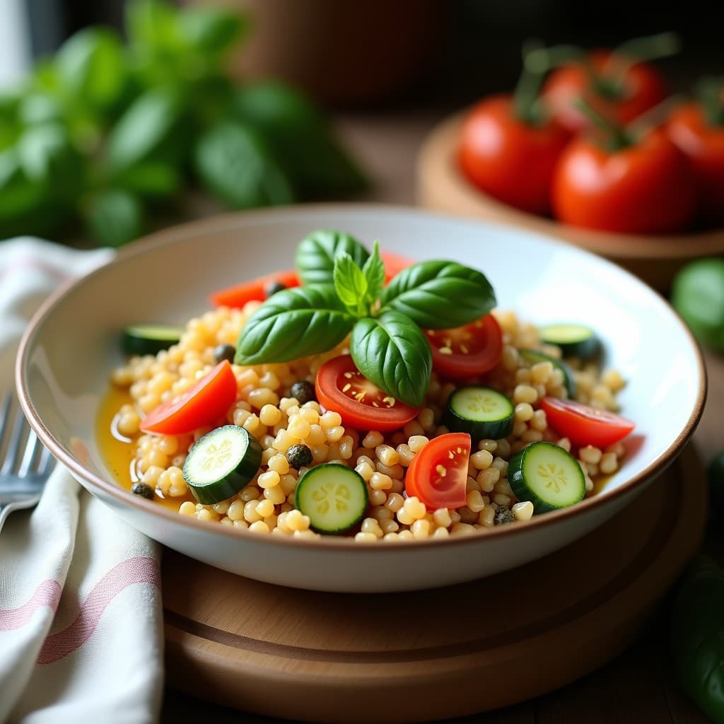 Ensalada de Mijo con Tomate Seco y Alcaparras: Receta Sin Gluten y Alta en Magnesio