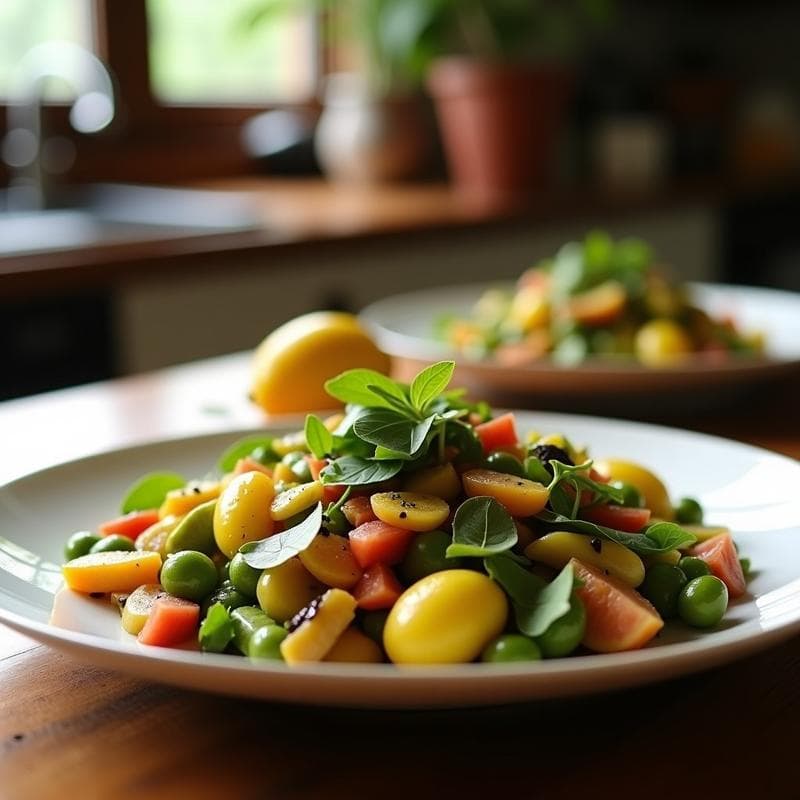 Ensalada de Mijo y Uvas Pasas con Vinagreta de Comino y Limón: Receta Sin Gluten y Alta en Fibra